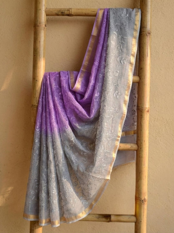 Elegant Pure Cotton Kota Doria Multicolor Saree