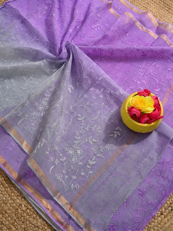 Elegant Pure Cotton Kota Doria Multicolor Saree