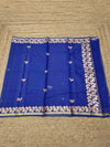 Pankhudi Kota Cotton Gota Patti Dark Blue Saree