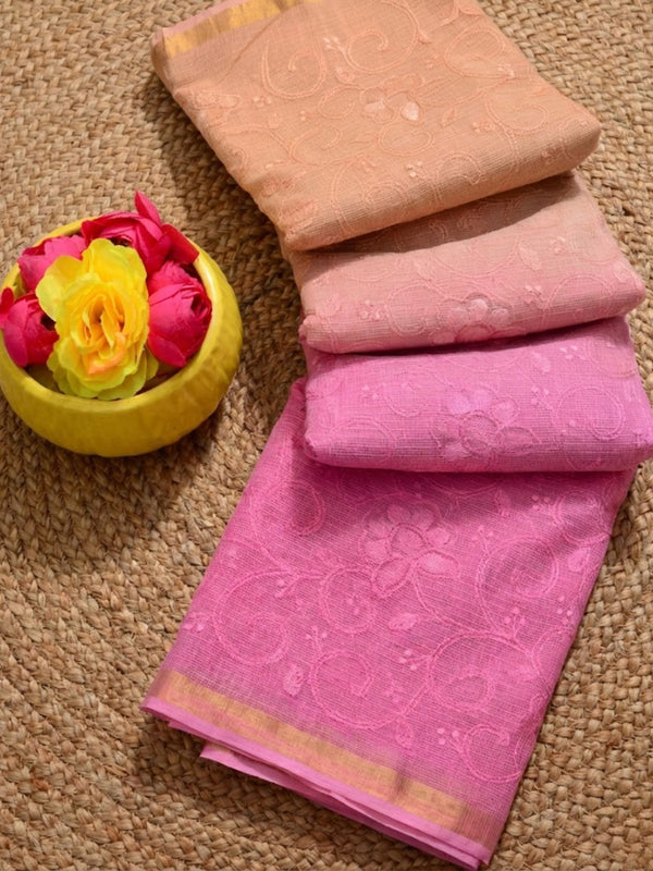 Sophisticated Pure Cotton Kota Doria Multicolor Saree