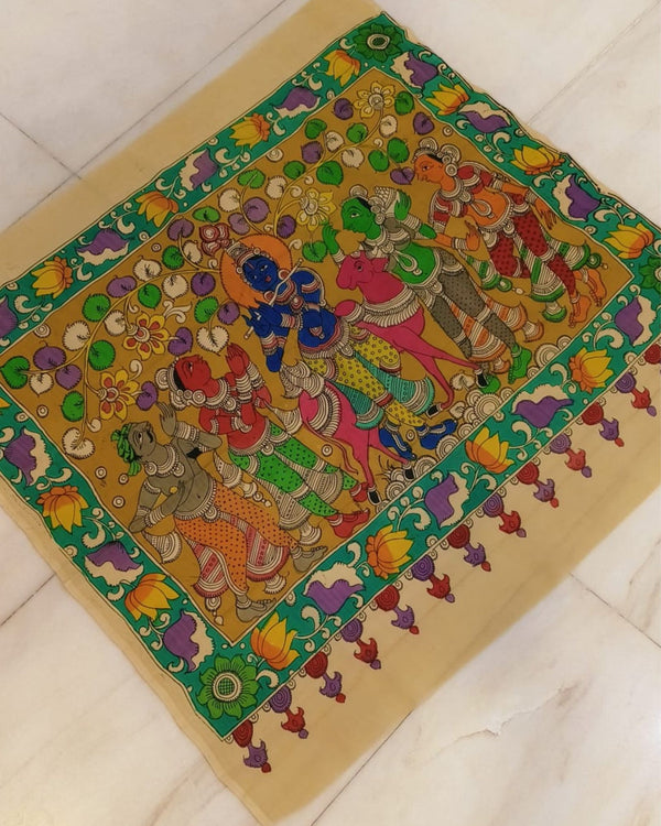 Indiehaat|Bangalori Silk Multicolor Wall Hanging|Unique DÃƒÆ’Ã‚Â©cor