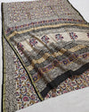 Indiehaat | Chanderi Silk Kalamkari Beige Saree