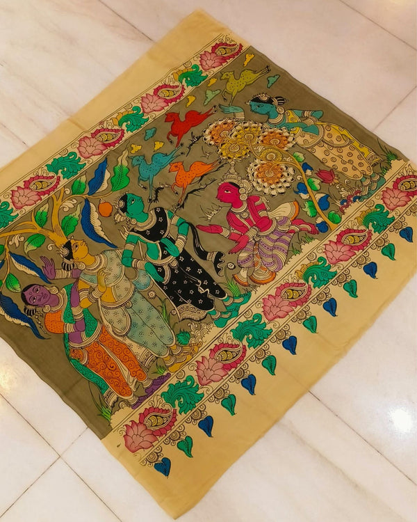 Indiehaat|Bangalori Silk Multicolor Wall Hanging|Unique DÃƒÆ’Ã‚Â©cor