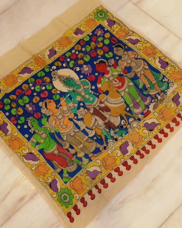 Indiehaat|Bangalori Silk Multicolor Wall Hanging|Unique DÃƒÆ’Ã‚Â©cor