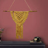 Wall Hanging – Yellow Macrame – Indiehaat