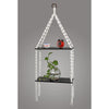 Macrame Wall Hanging White Shelves-Indiehaat