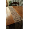 Macrame White Table Bed  Runner-Indiehaat