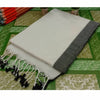 Pure Handloom Mul Cotton White Saree 120 Count (Without Blouse)-Indiehaat