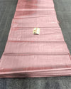 Silkmark Certified Pure Tussar Silk Fabric Baby Pink Color - IndieHaat