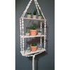 Macrame Wooden Plank Hanger Size: 45" Long, Wooden Size: 18X6-Indiehaat