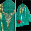 Kota Doria Suit Gota Patti Green 14% Off - IndieHaat