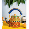 Rajasthani Handpainted Multicolor Metal Kettles-Indiehaat