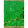 Pure Silk Kota Doria Green Saree with blouse Handcrafted-Indiehaat