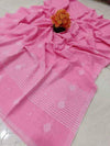 IndieHaat|Cotton Saree RunningBlouse Pink 20% Off