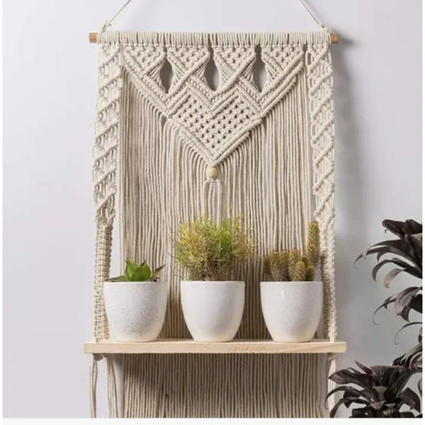  Macrame Plant Holder Size: 18X30-Indiehaat