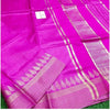 Handcrafted Kota Silk Pink Saree Jacquard Weaves with Blouse-Indiehaat