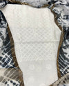 Pure Chanderi Silk Kurti White Color with heavy Chikankari work Dupatta - IndieHaat